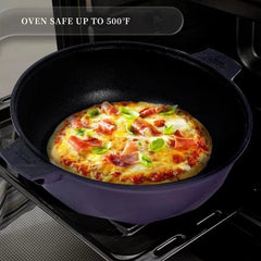 8-in-1 Multi-Purpose 5-Quart Skillet Non-Stick (with lid) for all stovetops 07FC0E-D4 - KOEEK