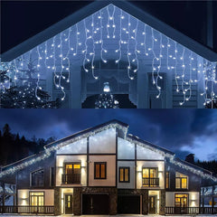 13~130ft Curtain Icicle Lights Wedding Party LED Fairy Christmas Indoor Outdoor 07FC0E-D4 - KOEEK