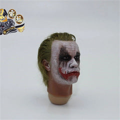 1/6 Black Toys Robber Joker Head Carving Painted Sculpture Figure with Hair Toy BLACK_TOYS - KOEEK