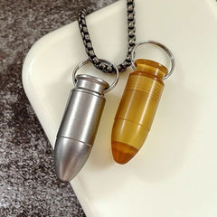 PEI Titanium Waterproof Pill Holder Case Organizer Container Keychain EDC Gift 07FC0E-D4 - KOEEK