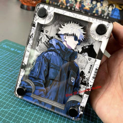 Anime Jujutsu Kaisen Gojo Satoru Acrylic Brick 3D Card Collection Decor Gift 07FC0E-D4 - KOEEK