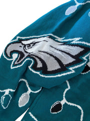 Philadelphia Eagles LED Light-Up Ugly Christmas Sweater Size XL NFL Team Apparel 07FC0E-D4 - KOEEK