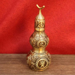 Brass Bagua Gourd With Lid Hollow Feng Shui Bedroom Home Decor Hanging Ornament 07FC0E-D4 - KOEEK
