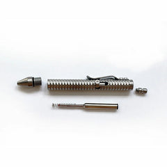 Mini Titanium Alloy Pocket Ball Pen Writing Portable Stationery EDC 07FC0E-D4 - KOEEK