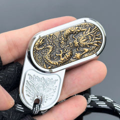 Exquisite Chinese Dragon Fidget Slider EDC Cool 3D Dragon Carving Fidget Toy 07FC0E-D4 - KOEEK
