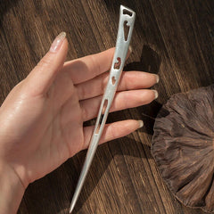 Women Handmade 999 Sterling Silver Hair Pin Hair Stick Hanfu Cosplay Accessory 07FC0E-D4 - KOEEK