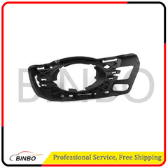 Fog Light Trim Set For 2008-2011 Mercedes Benz C300 With Sport Pkg Textured 2Pc 07FC0E-D4 - KOEEK