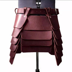 Medieval Viking Knight Leg Armor Leather Tassets Belt Renaissance LARP Skirt 07FC0E-D4 - KOEEK