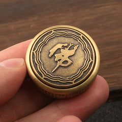 Zen Buddha Fidget Spinner Adult Metal Fidget EDC Toys ADHD Hand Spinner Men gift 07FC0E-D4 - KOEEK