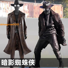 Spider-Man Noir Spider-Man Cosplay Costume Outfit Windbreaker Peter Parker Suit 07FC0E-D4 - KOEEK