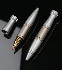 Mini Pocket Titanium Ball Pen Signature Tactical Writing Outdoor Record Pen 07FC0E-D4 - KOEEK