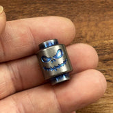Titanium Alloy Funny Smile Face Knife Bead Necklace Pendant Lanyard DIY EDC 07FC0E-D4 - KOEEK