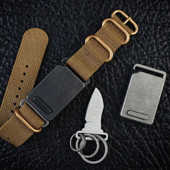 Titanium alloy Belt buckle EDC Portable Tool for Survival Suitable for 25mm belt 07FC0E-D4 - KOEEK