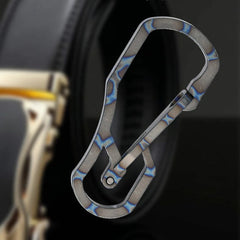 TC4 Titanium Alloy Mechanics Key Carabiner Outdoor Lightweight Key chain EDCTool EDC - KOEEK