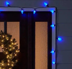 GE Color Choice 50 LED Dual Color C9 Blue or Cool White Lights or Light Show GE - KOEEK