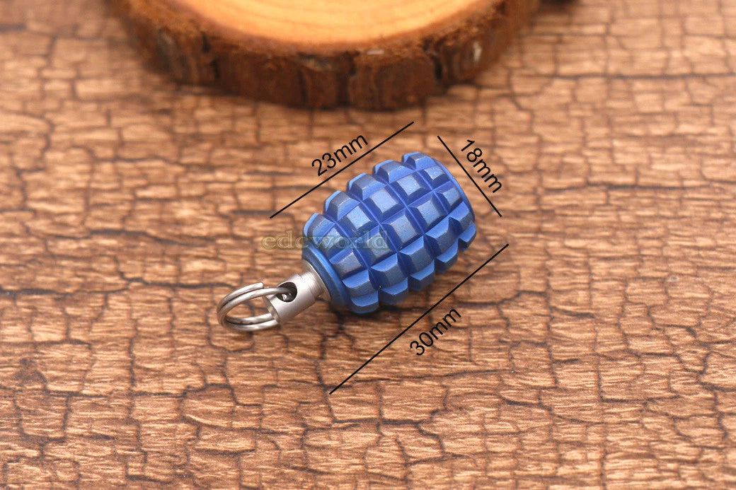 Titanium TC4 Parachute Cord Tool Lanyard DIY Bead Key Chain Pendant DZ-BBT EDC 07FC0E-D4 - KOEEK