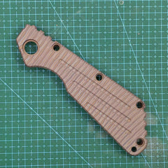 1 pcs Custom MadeTitanium Alloy Handle Scale For Strider SMF Version Knives 07FC0E-D4 - KOEEK