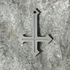 Titanium pry bar EDC Crucifix Cross Catholic Religious necklace pendant ornament 07FC0E-D4 - KOEEK