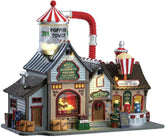 Lemax Christmas Village Bell's Gourmet Popcorn Factory #75188 Motion Music Light LEMAX - KOEEK