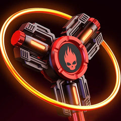 Mechanical Armor Glowing Fidget Spinner EDC Metal Fidget Toys ADHD Hand Spinner 07FC0E-D4 - KOEEK