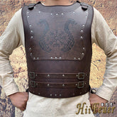Adjustable Viking Warrior Armor Embossed Larp Outfit Medieval Vest Halloween Cos 07FC0E-D4 - KOEEK