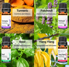 Organic Essential Oil Set - 16x 10mL Wooden Box Aromatherapy Gift Set 07FC0E-D4 - KOEEK