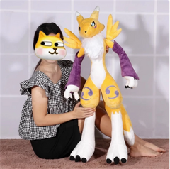 31" Digimon Renamon Plush Doll Stuffed Toy Digital Monster Cosplay Pillow Gift 07FC0E-D4 - KOEEK