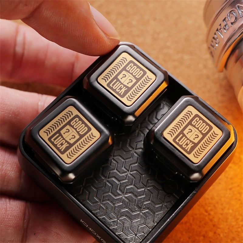 Novel Mysterious Little Box EDC Fidget Stylish Metal Mechanical Relaxation Toy 07FC0E-D4 - KOEEK