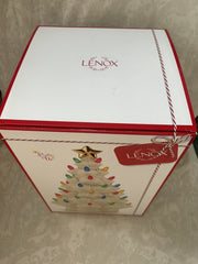 LENOX Holiday Christmas Treasure Traditions Lighted Tree Ivory White 11.5" 07FC0E-D4 - KOEEK