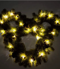 Disney Parks Mickey Mouse Icon Light-up Christmas Holiday Wreath DISNEY - KOEEK