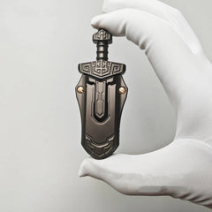 EDC Swords Mechanical Push Slider Metal Toys Decompression Fidget Toys Gift 07FC0E-D4 - KOEEK
