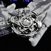 Novelty Stainless Steel EDC Hand Spinner Fun Fidget Spinner Fidget Toys Gift 07FC0E-D4 - KOEEK