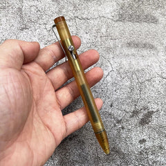 Polyetherimide ULTEM Titanium Alloy Pocket Signature Ballponit GelPenG2RefillEDC 07FC0E-D4 - KOEEK