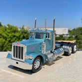 1/32 Blue Peterbilt Heavy Truck Diecast Model Cab Only Loose Accessories 07FC0E-D4 - KOEEK