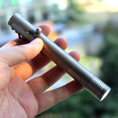 EDC Titanium Alloy Torch LED Flashlight Torch Pocket Light Outdoor Camping Light 07FC0E-D4 - KOEEK