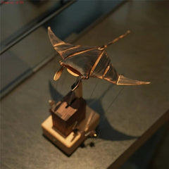 Handmade Flying Manta Ray Movable Wooden Craftwork Table Ornament Birthday Gift HANDMADE - KOEEK