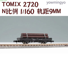 1/160 N Scale Gauge Jnr Chi1 Type Lumber Flatbed Mini Freight Wagon Railway Car 07FC0E-D4 - KOEEK
