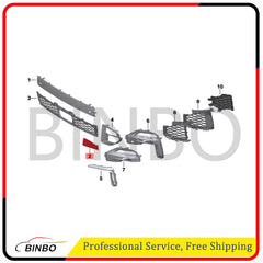 Fit For 2019-2022 BMW X5 G05 M Front Bumper Tow Hook Cover Flap Left Driver LH 07FC0E-D4 - KOEEK