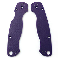 2pcs Custom Purple G10 Handle Scales For Paramilitary 2 Para 2 PM2 Folding Knife 07FC0E-D4 - KOEEK