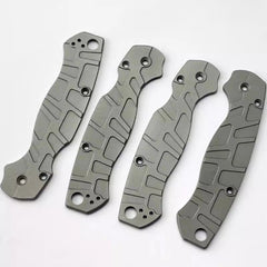 Aluminum Alloy Radial Stria Scales for Spyderco C81 Paramilitary 2 C81 Para2 PM2 07FC0E-D4 - KOEEK