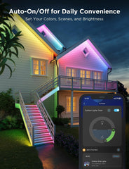 - Smart Outdoor LED Strip Lights, 98.4ft works with Alexa and Google H6176 07FC0E-D4 - KOEEK