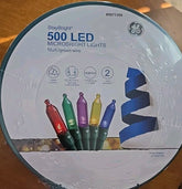 GE StayBright 500-Count 104.4ft Multicolor LED Miniature Christmas String Lights GE - KOEEK