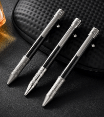 Titanium Carbon Fiber Pocket Ballpoint Pen Working Signature Pen Outdoor EDC 07FC0E-D4 - KOEEK