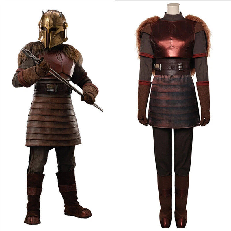 Star Wars Mandalorian The Armorer Cosplay Custome Unsex Cos Full Set Halloween 07FC0E-D4 - KOEEK