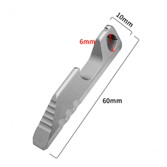 Mini Titanium Keychain Pry Bar Crowbar Opener Portable Outdoor multi EDC Tools 07FC0E-D4 - KOEEK