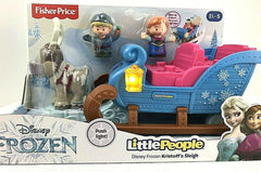 NIB Disney Frozen Kristoff's Sleigh Little People Anna Sven Light Up Christmas DISNEY - KOEEK