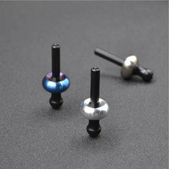 EDC Fidget Spinner Toy Titanium Alloy + Steel Mushroom Shape Hand Twisting Gyro 07FC0E-D4 - KOEEK