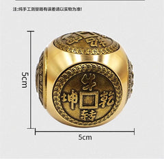 Brass Dice Large Fidget Spinner With 6 Sides Toy Gift 07FC0E-D4 - KOEEK