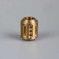 Solid Brass Knife Lanyard Bead Necklace Paracord Pendant Bracelet EDC Charm DIY 07FC0E-D4 - KOEEK