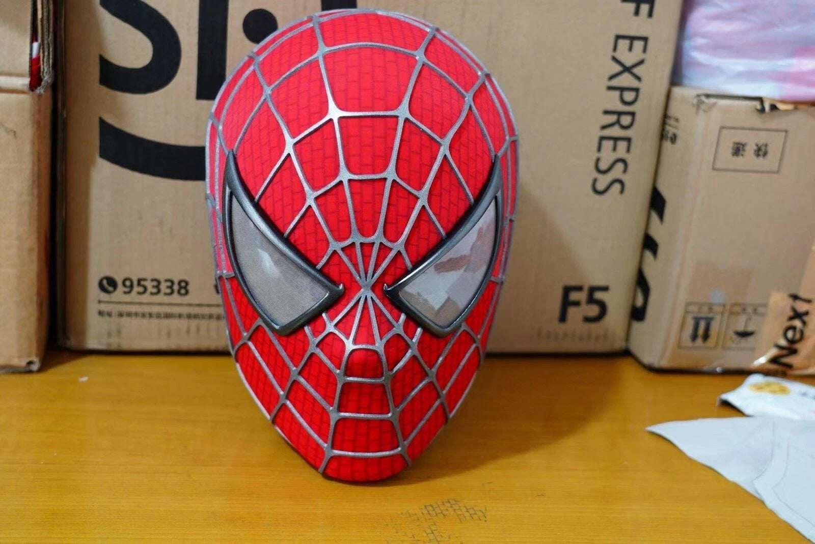 Toby Classic Spider-man Helmet Cosplay 3D Mask Halloween Costume Prop 07FC0E-D4 - KOEEK